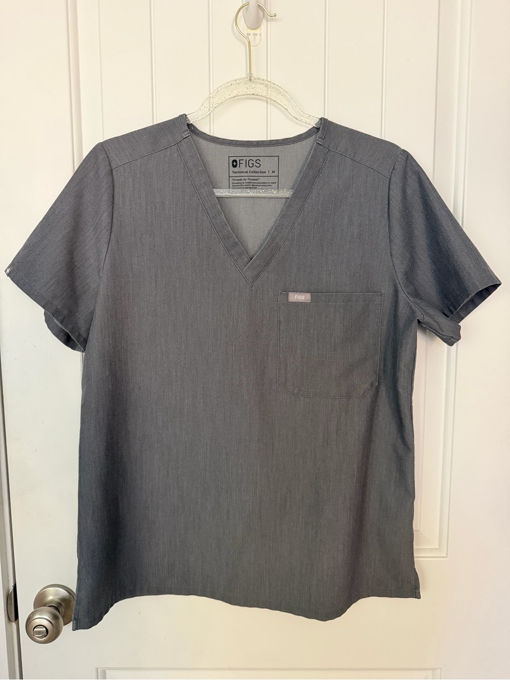 FIGS Catarina Scrub Top - Graphite